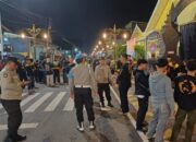 Prosesi Keceran Warga Baru PSHW Dikawal Ketat Polisi