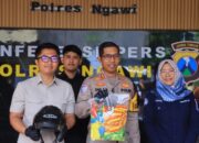 Bermodus Badut Keliling, Pelaku Curanmor Diamankan Polres Ngawi