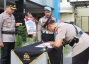 Kapolres Tulungagung Pimpin Sertijab 4 Anggota Polri