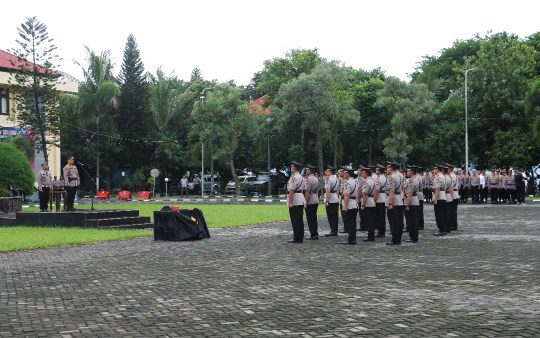 Polres Mojokerto Gelar Sertijab Pejabat Utama dan Kapolsek