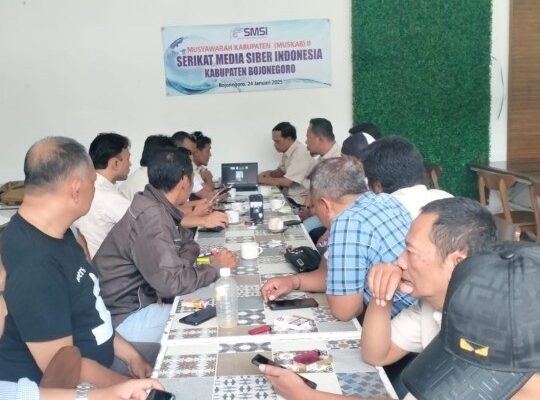 Sasmito Kembali Pimpin SMSI Kabupaten Bojonegoro