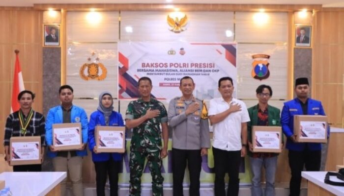 Baksos Kolaborasi Polres Madiun, Mahasiswa, dan OKP Sambut Ramadan