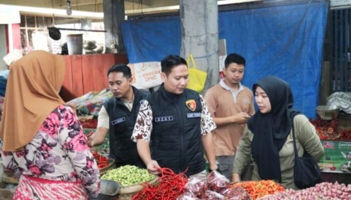 Jelang Ramadan 1446 H, Satgas Pangan Polres Magetan Sidak Pasar