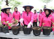 Bhayangkari Mojokerto Kota Jalankan Program Pekarangan Pangan Lestari