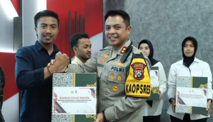 Jelang Ramadan, Polres Bangkalan Gelar Baksos Polri Presisi Bagi 250 Mahasiswa