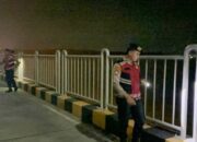 Pasca Tragedi Benang, Samapta Polres Bangkalan Rutin Patroli di Suramadu