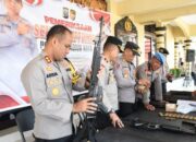 Kapolres Madiun Kota Cek Semua Senpi Anggota