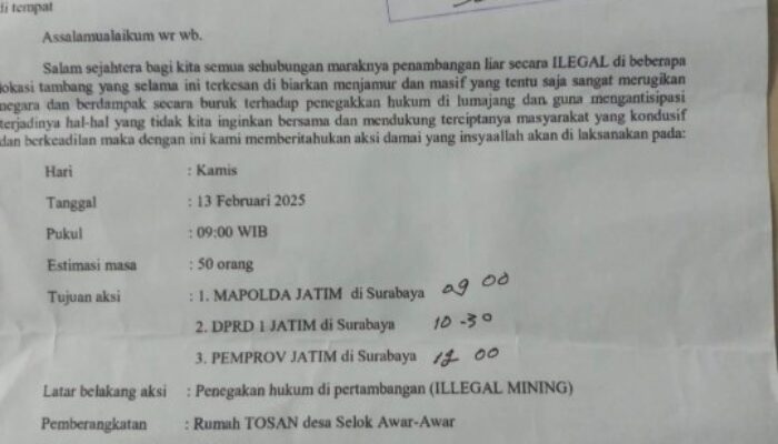 Maraknya Tambang Pasir Ilegal di Lumajang, Ketua FKMPL Tosan Tuntut Ketegasan Aparat