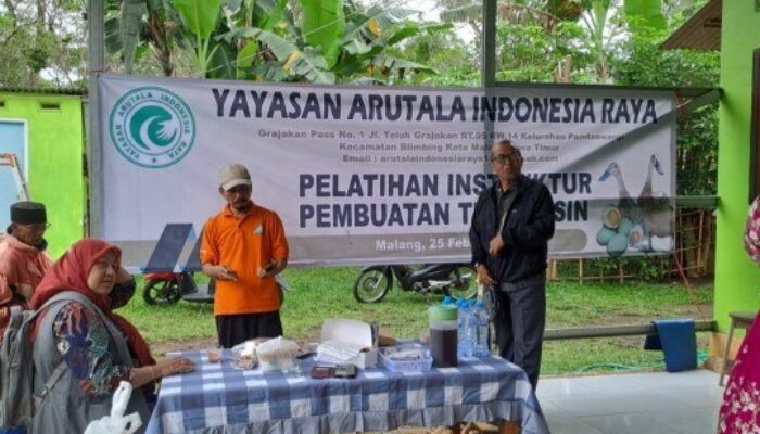 Ingin Tingkatkan Ekonomi Masyarakat, Yayasan Arutala Mulai Gembleng Instruktur