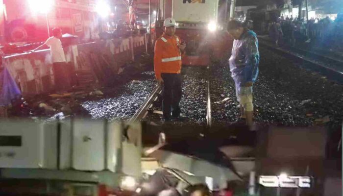 Mobil Terjebak di Rel, KA Blorasura Berhenti Darurat di Surabaya