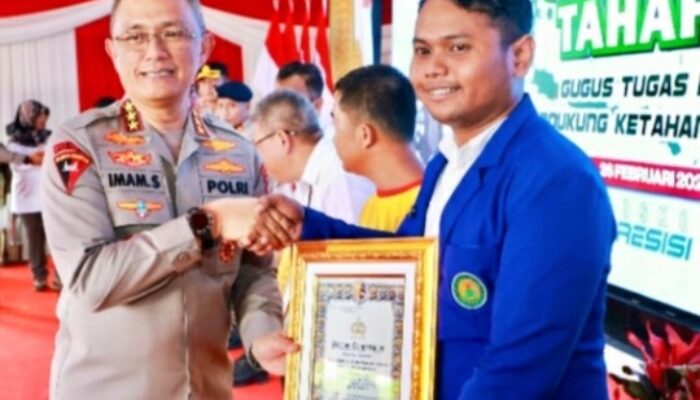 Dukung Ketahanan Pangan, Mahasiswa Madiun Terima Penghargaan dari Kapolri