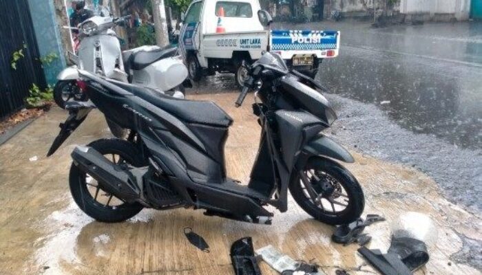 Dua Anggota Kepolisian Terlibat Insiden Laka Lantas di Pare