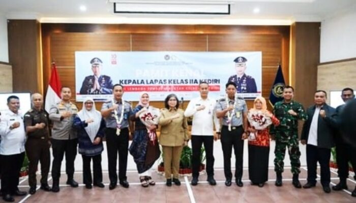 Hadiri Pisah Kenal Kalapas Kelas llA, Pj Wali Kota Kediri Ucapkan Terimakasih