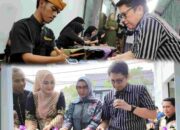 Hadiri Launching Produk Baru Zahida Painting, Pj Bupati Bojonegoro Dorong Galeri Produk UMKM