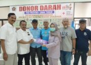 Peringati HPN 2025, PWI Jatim Bersama TNI, Polri, Wartawan dan Warga Gelar Donor Darah