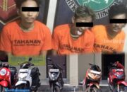 Tim Opsnal Polsek Sukolilo Amankan 3 Pelaku Curanmor dan Residivis