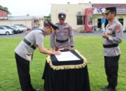 Rotasi Jabatan di Polres Mojokerto Kota, Kapolres Pimpin Sertijab Kabag SDM