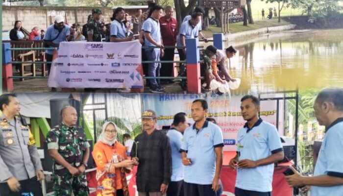 SMSI Peringati HPN, Tabur Benih Ikan dan Berikan Bibit Tanam