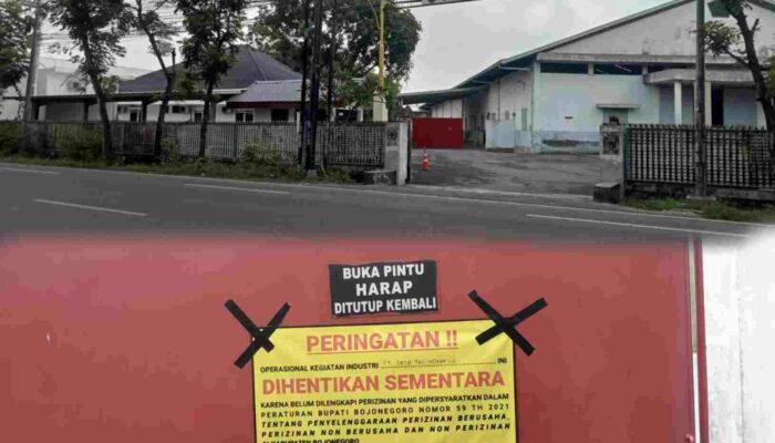 PT STI Pencemar Lingkungan Ini Bandel, Meski Disegel Satpol PP Diam-diam Operasional Malam Hari