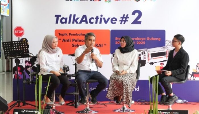 KAI Daop 8 Surabaya Kampanyekan Anti Pelecehan Seksual di Kereta Api