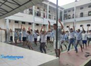 WBP Lapas Mojokerto Semangat Ikuti Program Pembinaan Kebugaran