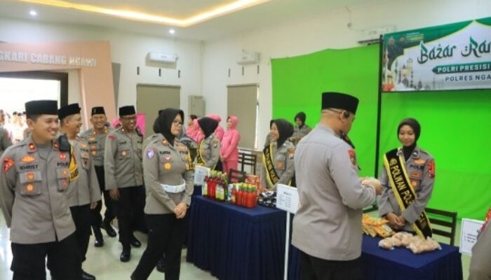 Polres Ngawi Gelar Bazar dan Baksos Ramadhan 1446 H