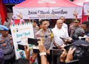Polres Ponorogo dan Bhayangkari Gelar Bazar Murah Ramadan, Warga Sumringah