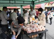 Jaga Kestabilan Harga Bapoktan, Polres Madiun Kota Sukses Gelar Bazar Ramadan Presisi