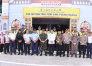 Deputi IV Kemenko Polkam Tinjau Pospam Ops Ketupat Semeru 2025 di Madiun