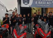 Komunitas Motor Ninja NGN Tulungagung Berbagi Ratusan Paket Takjil