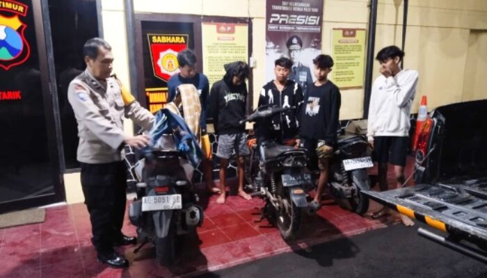 Polres Madiun Tangkapi Puluhan Remaja yang Hendak Perang Sarung