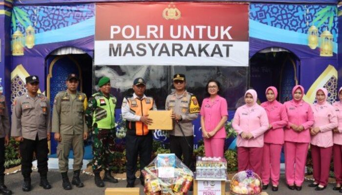 Kapolres Mojokerto Kota Tinjau Kesiapan Pospam dan Yan Ops Ketupat 2025