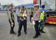 Satlantas Polres Magetan dan Stakeholder Lakukan Rampchek di Terminal Maospati