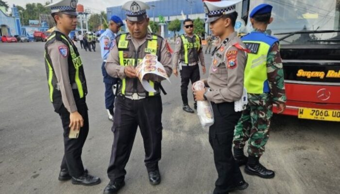 Satlantas Polres Magetan dan Stakeholder Lakukan Rampchek di Terminal Maospati