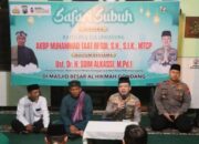 Kapolres Tulungagung Sahur Bersama dan Safari Subuh Jaga Harkamtibmas