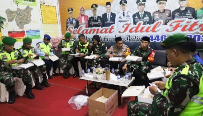 Sahur Bareng Wujud Sinergi TNI Polri di Magetan