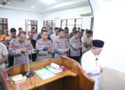 Polres Madiun Salat Ghaib Atas Gugurnya 3 Anggota Polri di Way Kanan Lampung