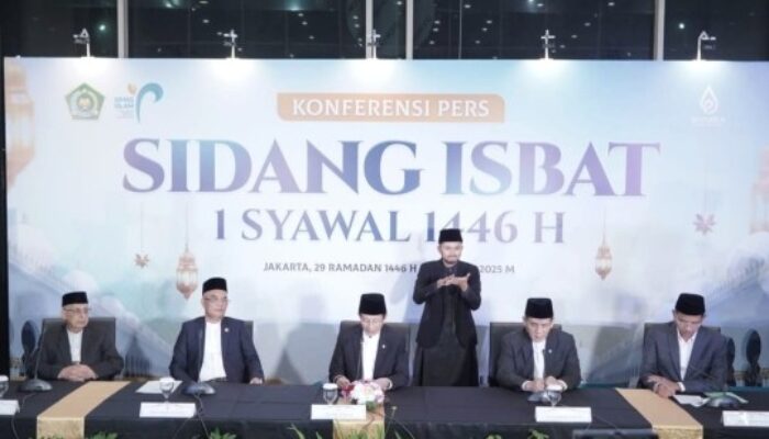 Pemerintah Tetapkan Idul Fitri 1446 H Jatuh 31 Maret 2025
