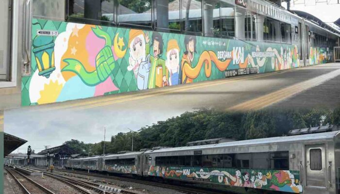 Mudik Ceria, KAI Hadirkan Livery Tematik Idulfitri pada Kereta Api Mudik 2025
