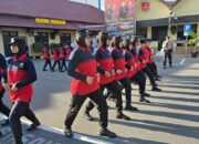 Jelang Mayday, Polres Madiun Kota Gelar Latihan Dalmas