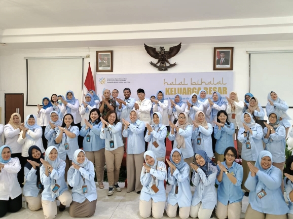 Perwakilan BKKBN Provinsi Jawa Timur menggelar halal bihalal dan sosialisasi program pembangunan keluarga, kependudukan