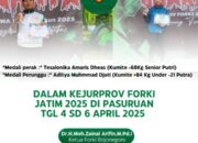 Dua Atlet Forki Bojonegoro Sabet Dua Medali di Kejurprov Jatim 2025
