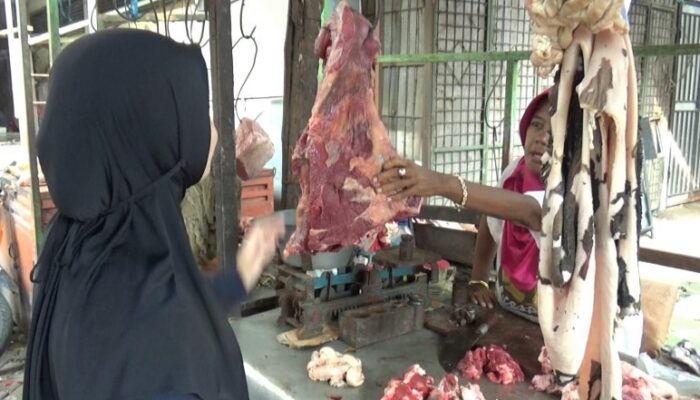 Harga Daging Sapi Naik, Daging Ayam di Jombang Ogah Turun