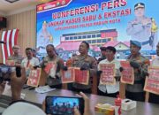Polres Madiun Kota Ciduk Pengedar Narkoba Kelas Kakap, Sita 1 Kg Sabu dan Ratusan Butir Ekstasi