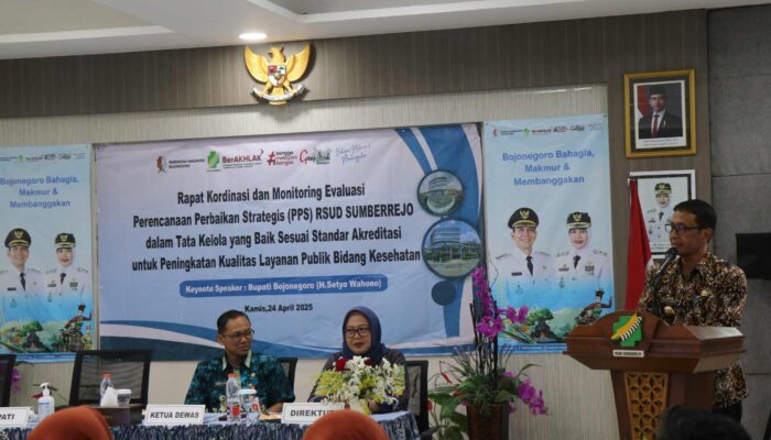 Bupati Bojonegoro Monev PPS RSUD Sumberrejo, Naikkan Kualitas Layanan