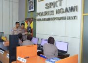 Kapolres Cek Pelayanan Call Center 110 di SPKT Polres Ngawi