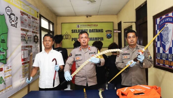4 Remaja Diamankan Usai Tawuran di Semampir