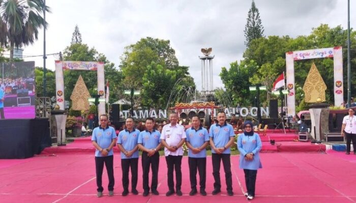 Kadisdik Tulungagung, Hadiri Hardiknas dan Hari Tari Nasional di Titik Nol Kota