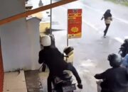 Viral, CCTV Rekam Saat 4 Begal Rampas Motor Pelajar SMAN Klakah Lumajang