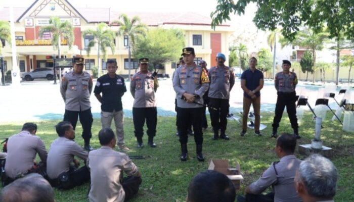 Siaga Mayday 2025, Kapolres Magetan Cek Peleton Dalmas